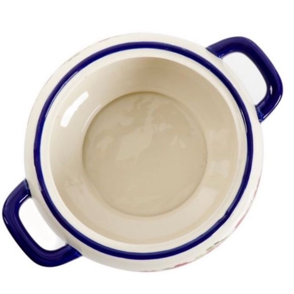 New - The Pioneer Woman Frontier Rose 3.17 Quart Soup Tureen with ladle - Picture 3 of 7